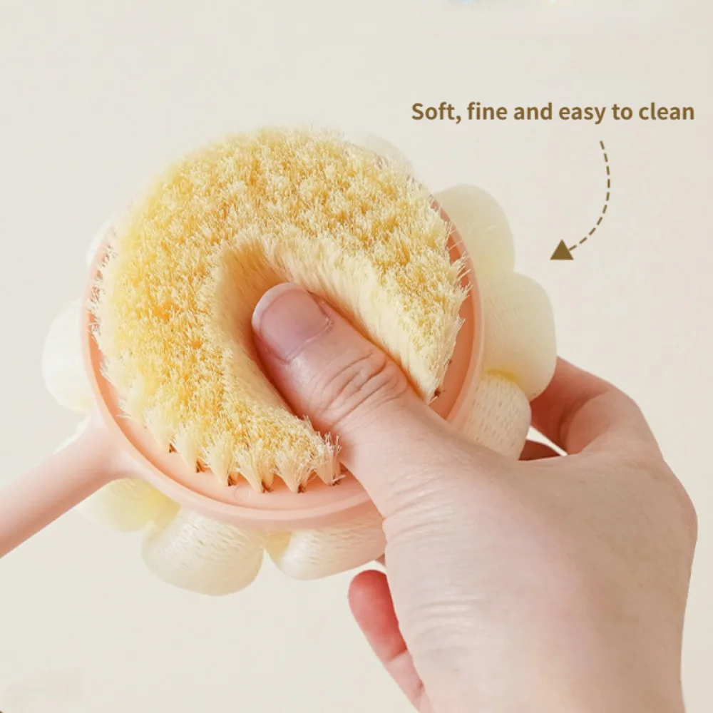 Long handle bath brush